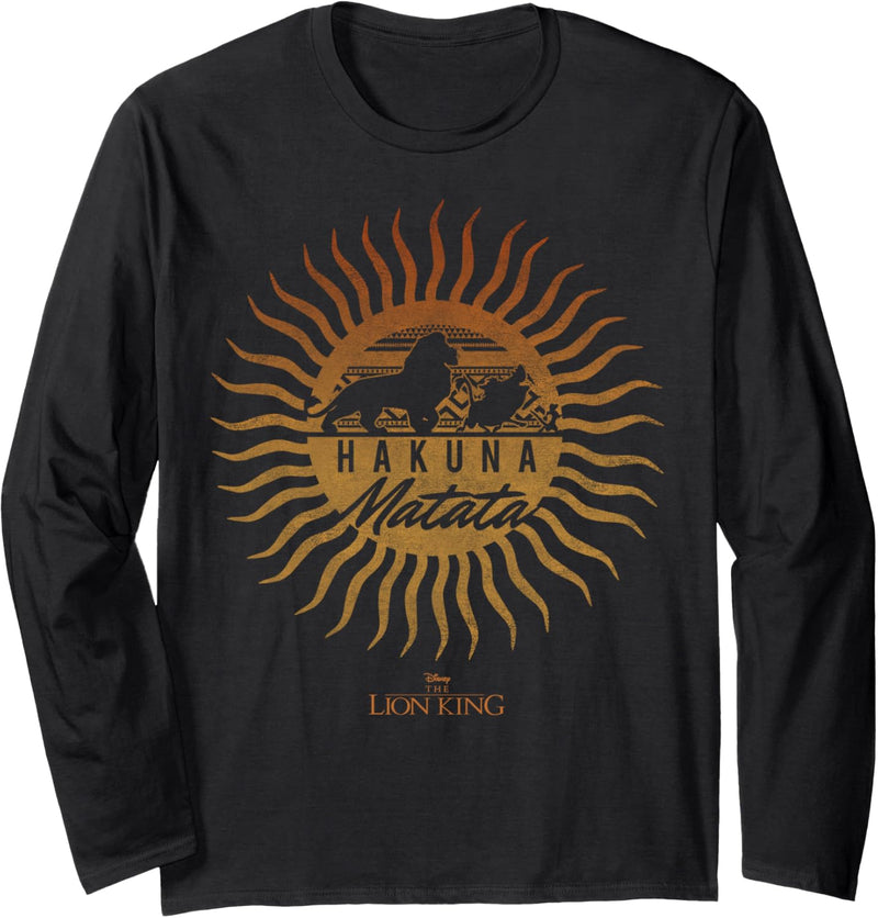 Disney The Lion King Sun Rays Gradient C2 Langarmshirt