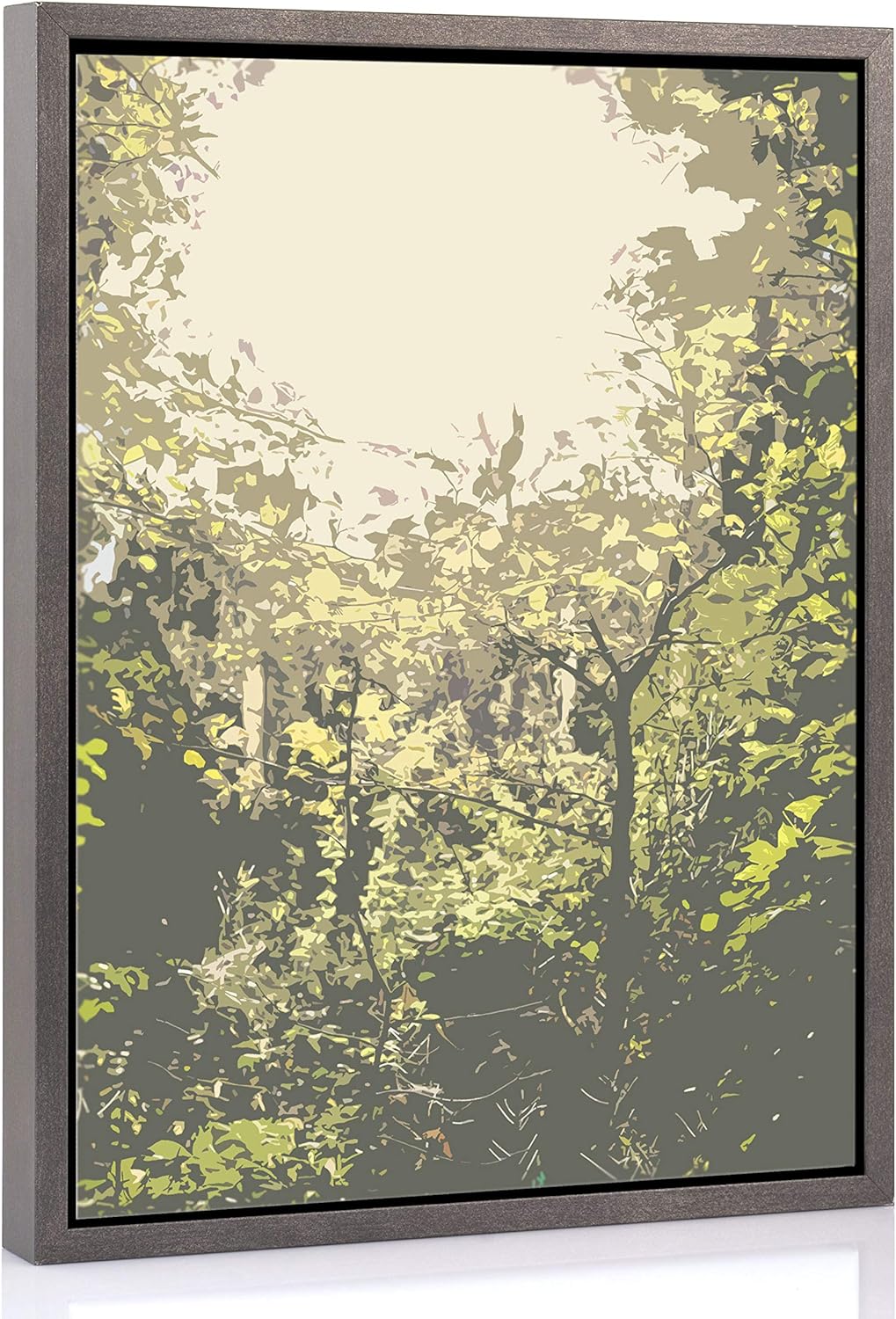 rahmengalerie24 Schattenfugenrahmen 33x95 cm Stahl für Leinwand Bilderrahmen Keilrahmen für Leinwänd