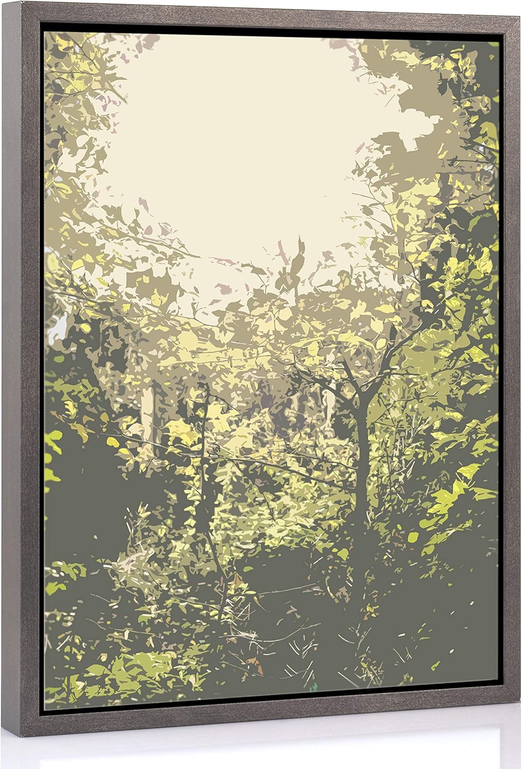 rahmengalerie24 Schattenfugenrahmen 60x80 cm Stahl für Leinwand Bilderrahmen Keilrahmen für Leinwänd