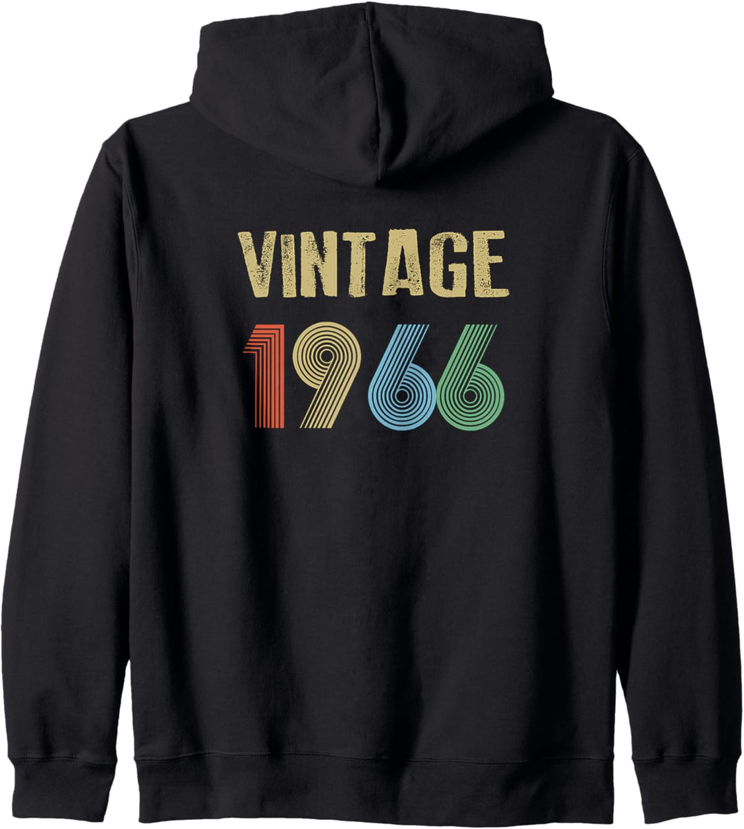 1966 Vintage Geburtstag Kapuzenjacke