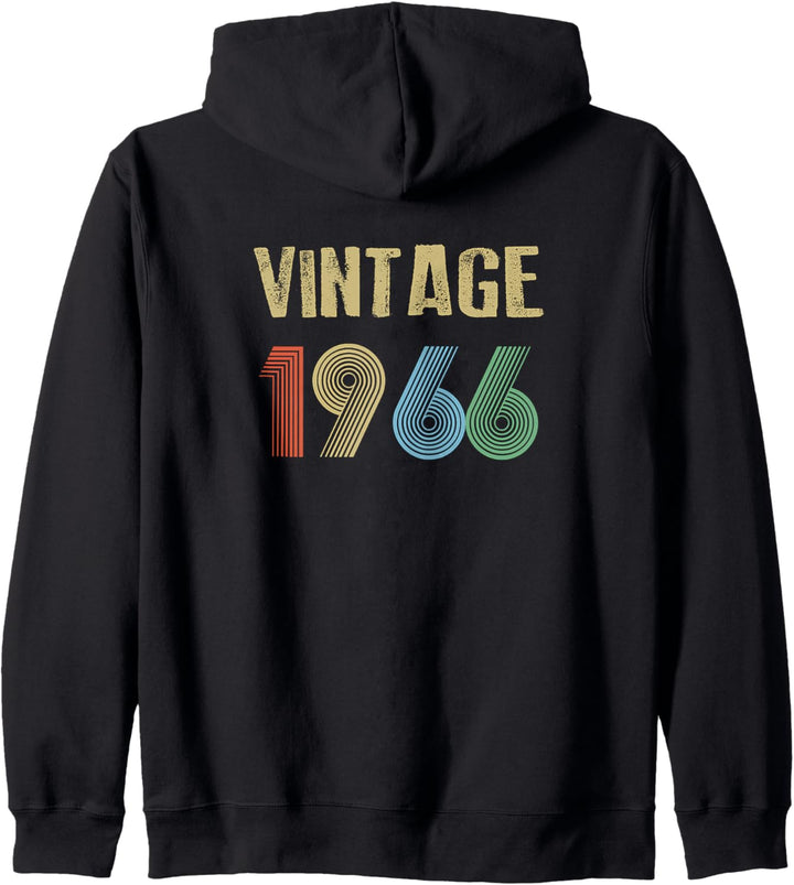 1966 Vintage Geburtstag Kapuzenjacke