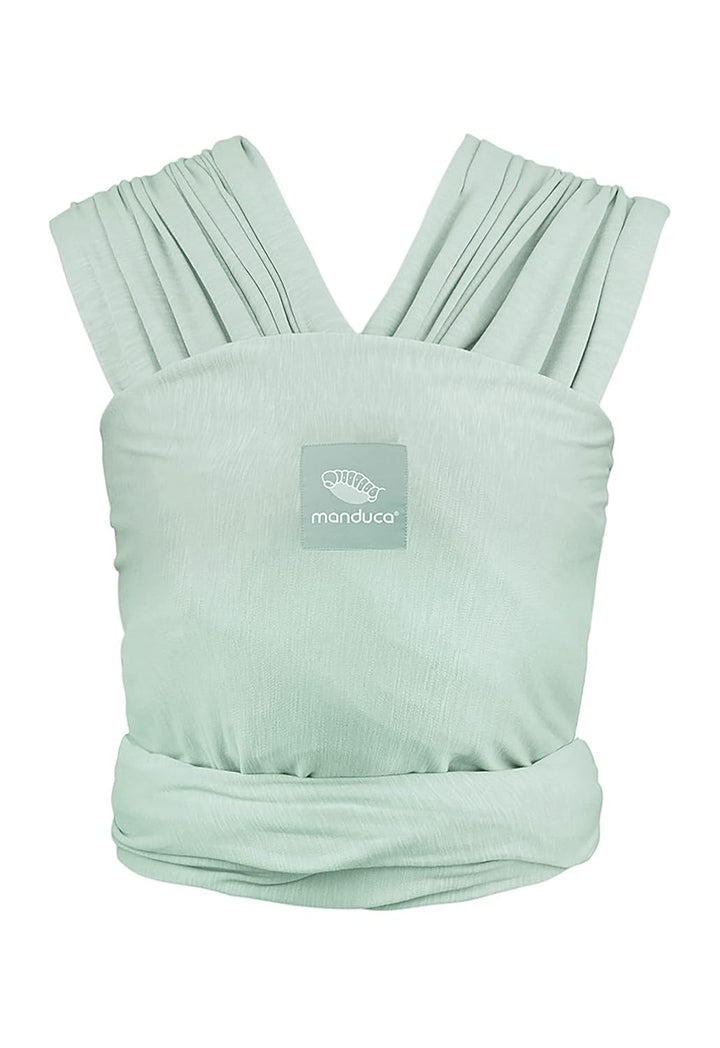 manduca Sling – elastisches Babytragetuch für Neugeborene ab 3,5 kg und Babys bis 15 kg – stabiles T