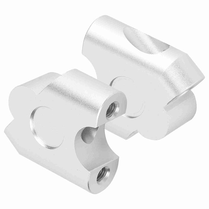 2Pcs Motorrad Lenker Riser Zurück Mount | Duokon Ø 22mm Universal Lenker Riser Lenkerklemme Adapter