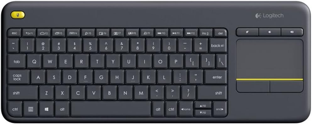 Jabra Evolve2 65 Wireless PC Headset & Logitech K400 Plus Kabellose Touch-TV-Tastatur mit integriert