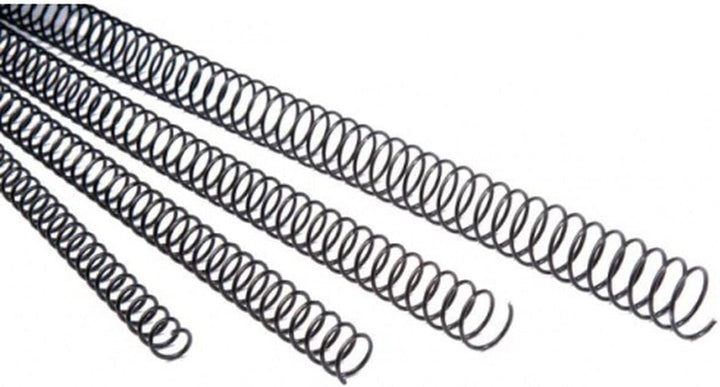 Fellowes 53150 – Pack von metallischen 100 Spiralen, 18 mm, schwarz