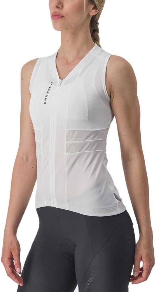 CASTELLI Damen T-Shirt XS Elfenbein/Hellschwarz, XS Elfenbein/Hellschwarz