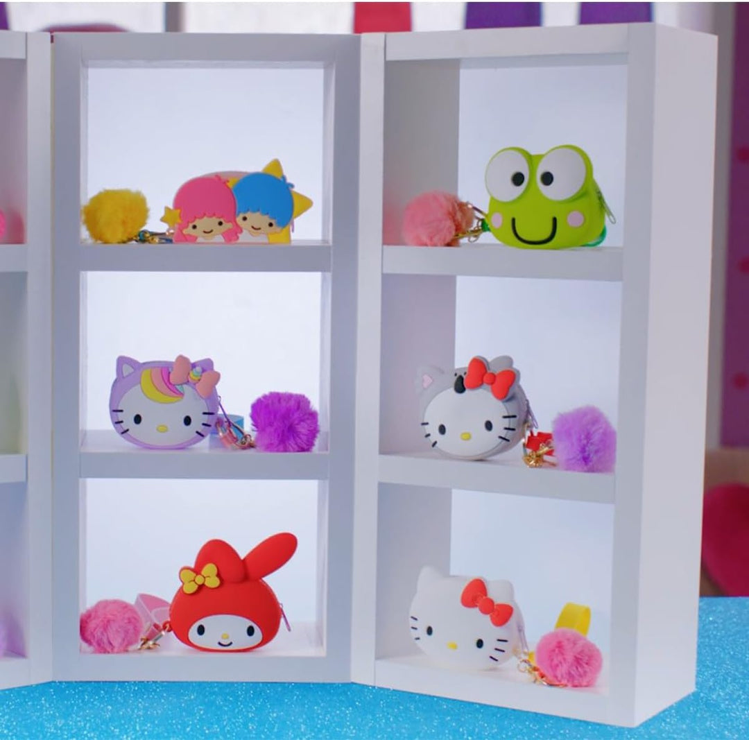 #sbabam Funny Box Hello Kitty Handbag, Handtasche Mädchen mit Aufklebern, Armband Mädchen mit Hello