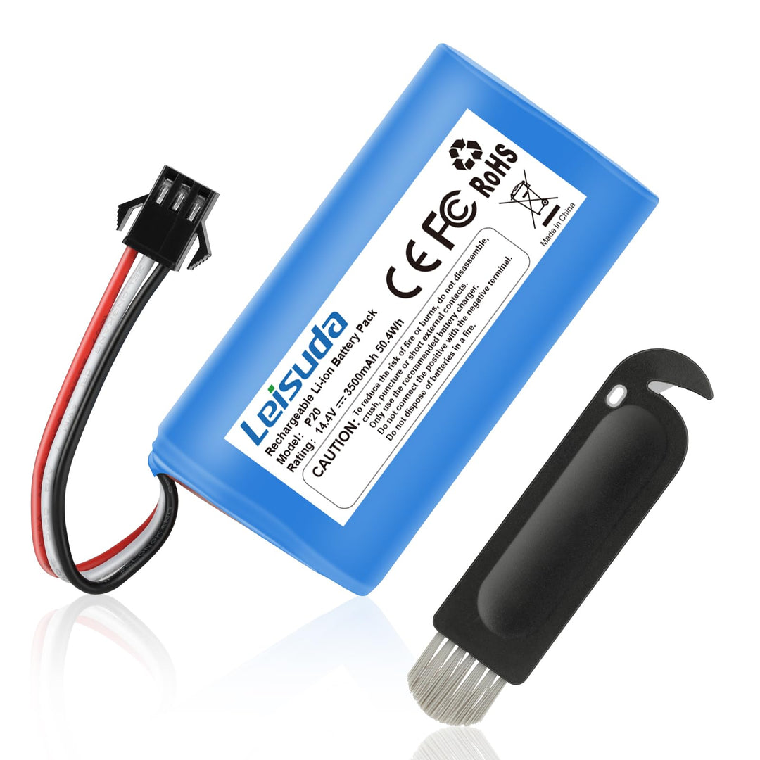 Ersatzakku für AIRROBO P20 Roboterstaubsauger, 14.4 V 3500 mAh Lithium-Ionen-Akku mit Mehreren Schut