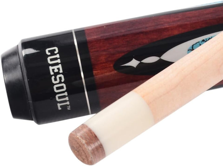 CUESOUL 58 Zoll 19 1/2 Oz Jointed Maple Billiard-Lache-Stichwort CSTB004 11.5MM Queue Spitzen, CSTB0