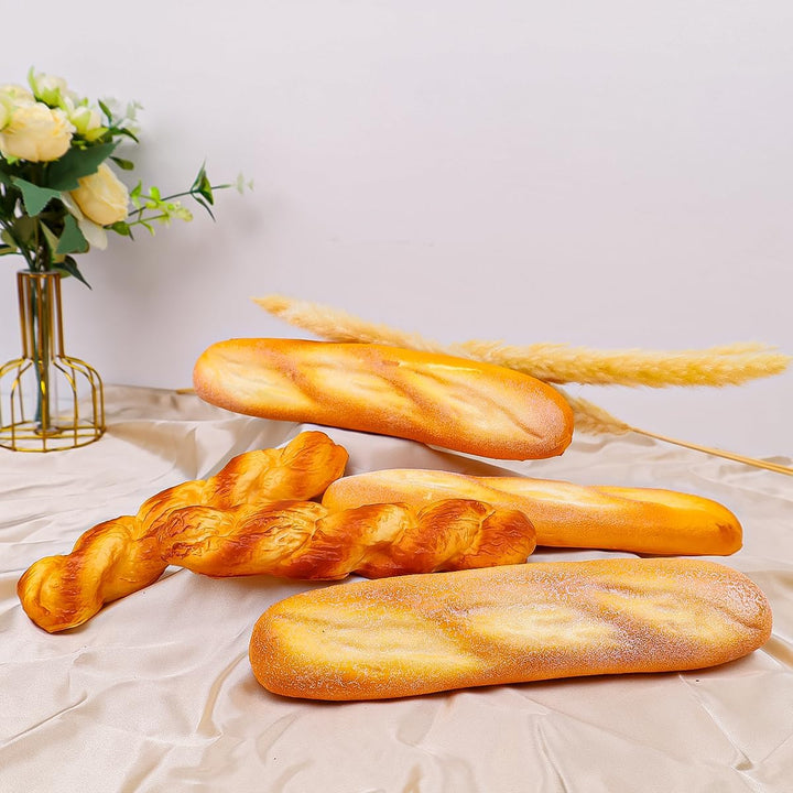 5 Stück Simuliertes Künstliche Brot Satz Dekoration Lebensecht Fauxpas Laibchen Realistische Gefälsc