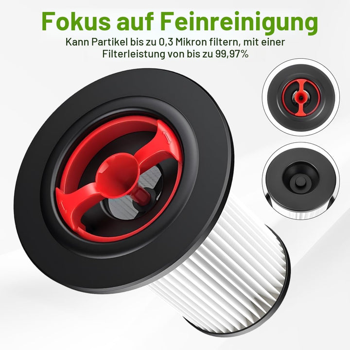 2 Stück Ersatzfilter kompatibel mit Bosch Unlimited Gen2 Serie 8 Staubsauger Set, kompatibel mit Bos