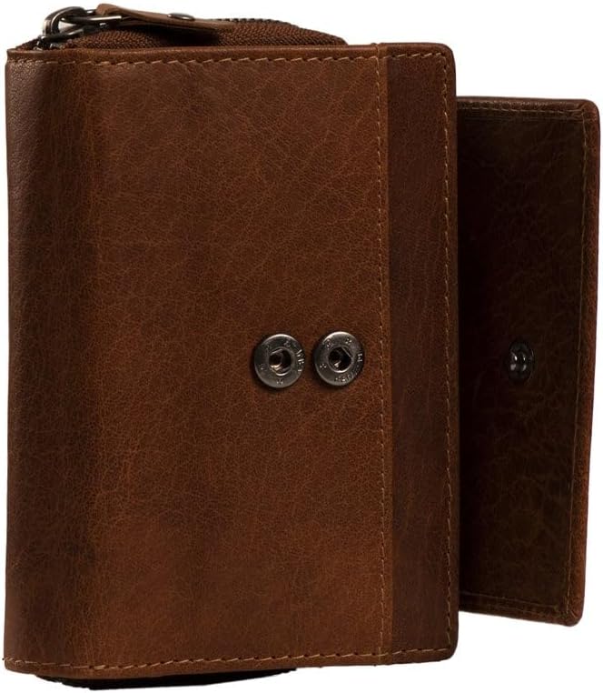 The Chesterfield Brand Antique Buff Hanoi Geldbörse RFID Leder 14,5 cm