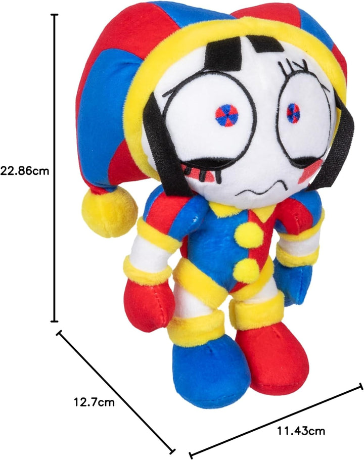 Amazing Digital Circus Deluxe Pomni Plüschfigur, 20,3 cm grosse Figur aus hochwertigen Materialien u