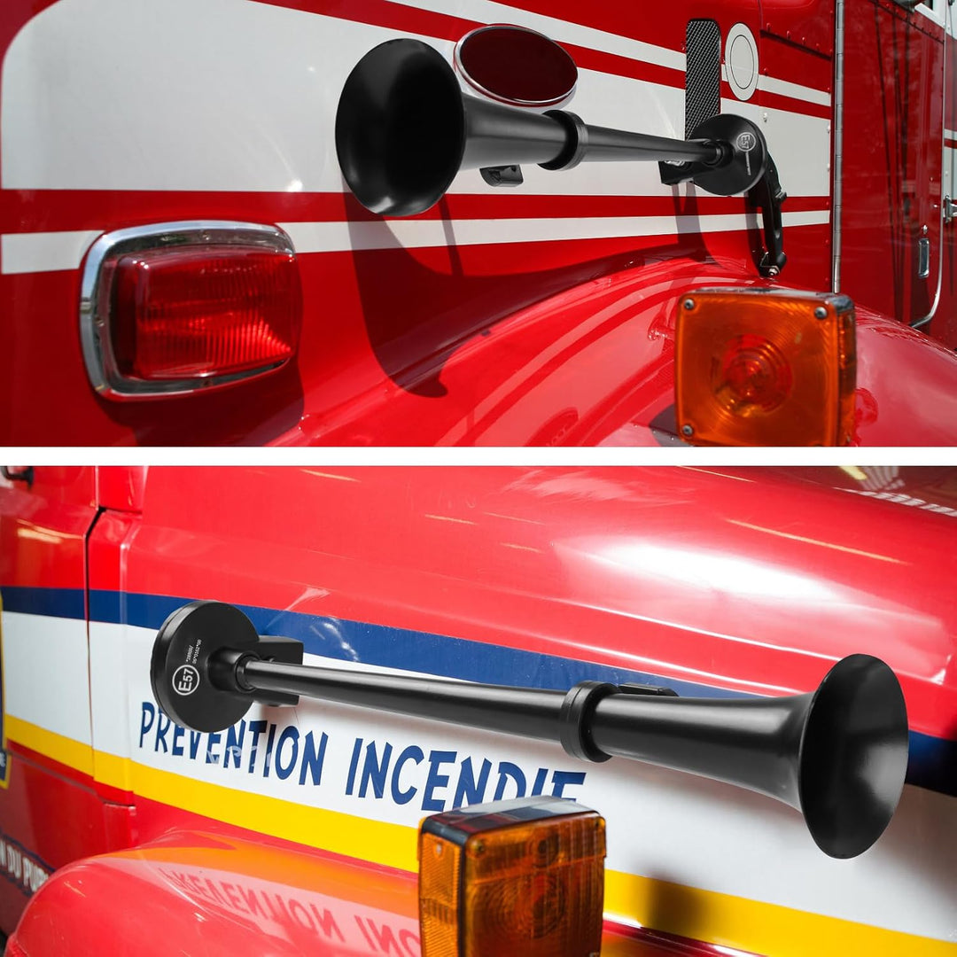 Rupse Hupe Luft Horn Kit, 150db Lufthorn Drucklufthorn auto Horn mit Kompressor für 12V PKW LKW Boot