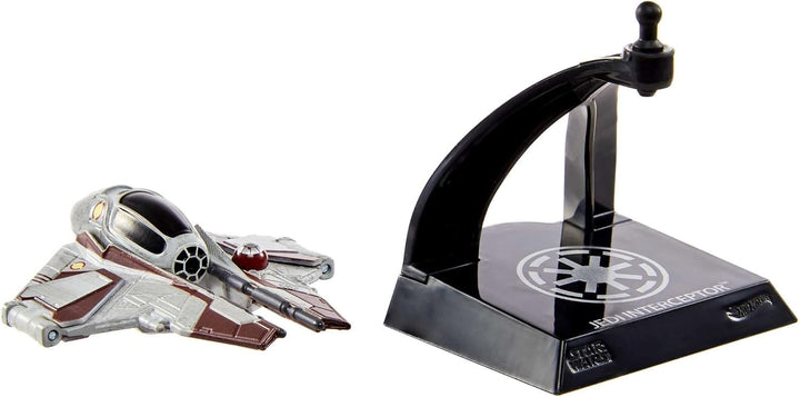 Hot Wheels Star Wars Starships - Raumschiff aus Metall 1/50 - Obi-wan Kenobi's Jedi Interceptor