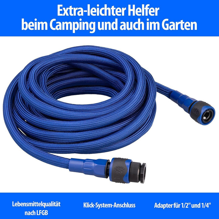 Semptec Urban Survival Technology Gartenschlauch: Extra-Leichter Wasserschlauch, bis 24 bar, mit Sch