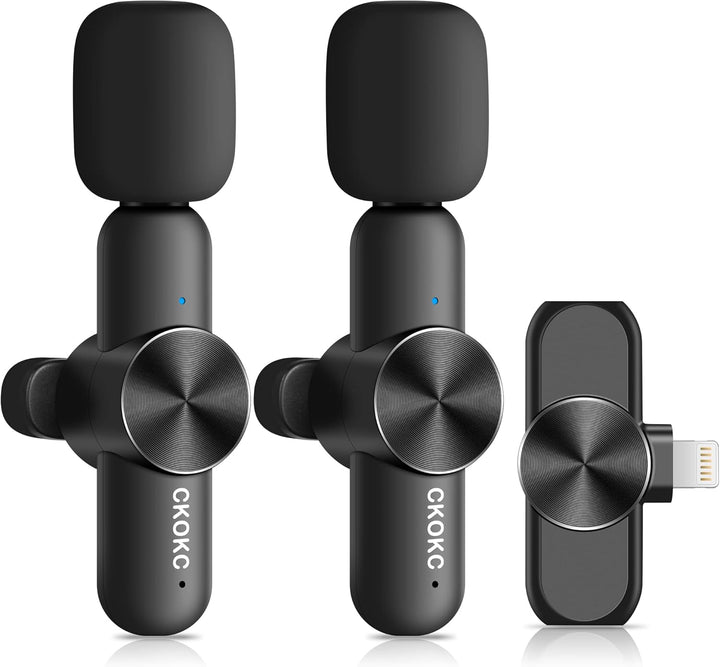 CKOKC Lavalier Mikrofon, Wireless Mini Mikrofon