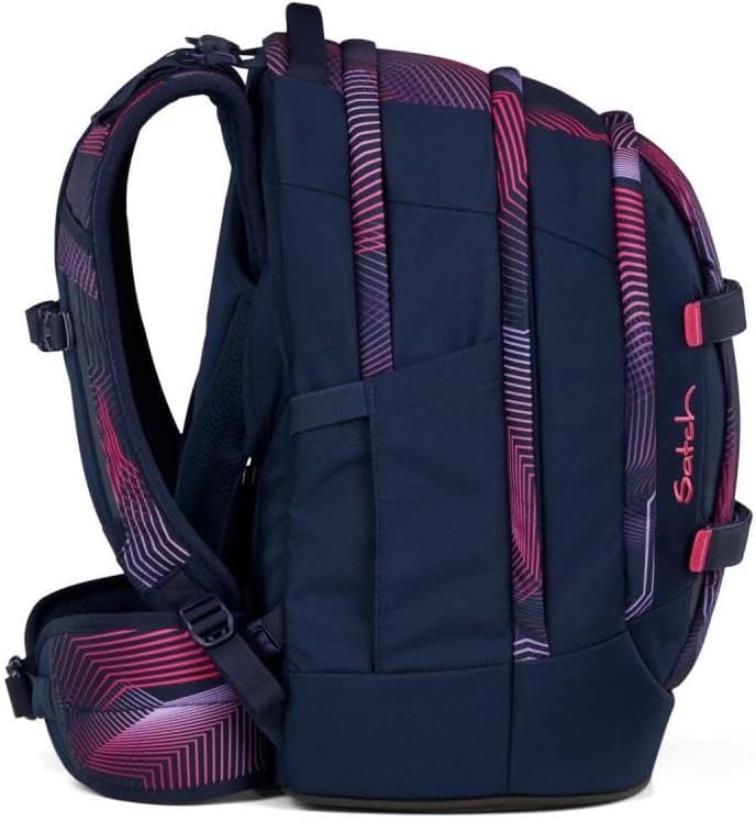 Satch Pack Pencil Slider Edition Schulrucksack Set 3tlg. inkl. Sporttasche (Seismic Pink), Seismic P