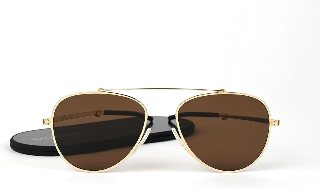 ThinOptics Ultradünne Polarisierte Sonnenbrille – 100% UV-Schutz – Unisex für Damen und Herren, inkl