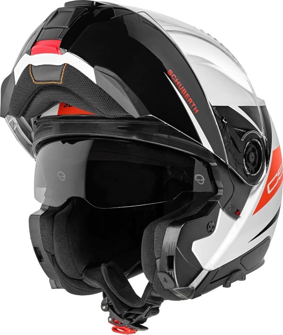Schuberth C5 Eclipse Klapphelm (Red,XL (61)) XL 60/61 Eclipse Red, XL 60/61 Eclipse Red