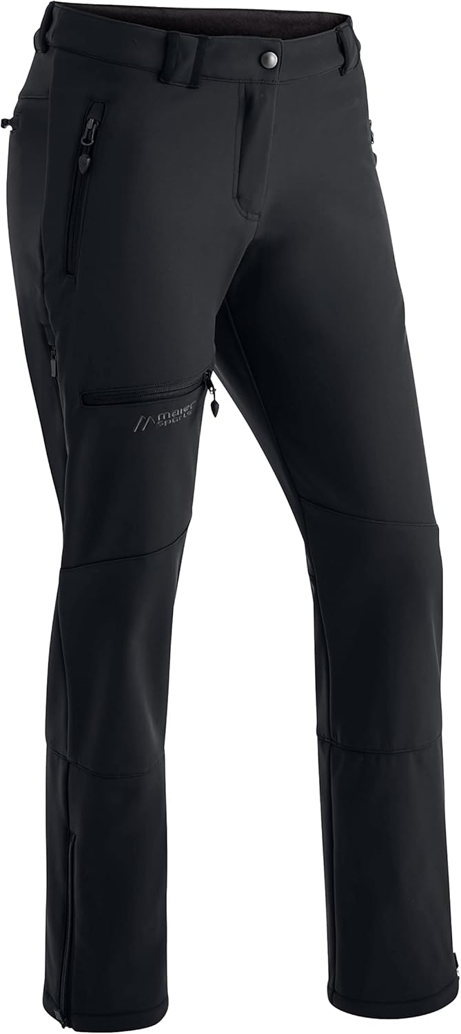 Maier Sports Damen Outdoorhose Adakit W, Winter-Wanderhose mit Fleece Innenseite, atmungsaktive und