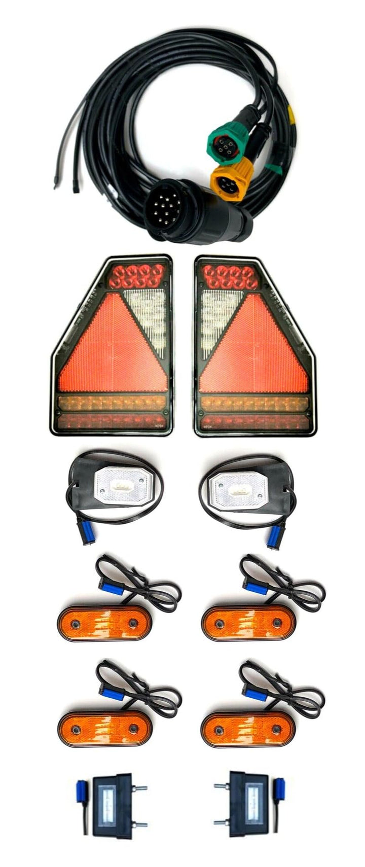 Anhängerbeleuchtung LED Rückleuchte SET Kabel 7 m Kennzeichen Control Box 12V