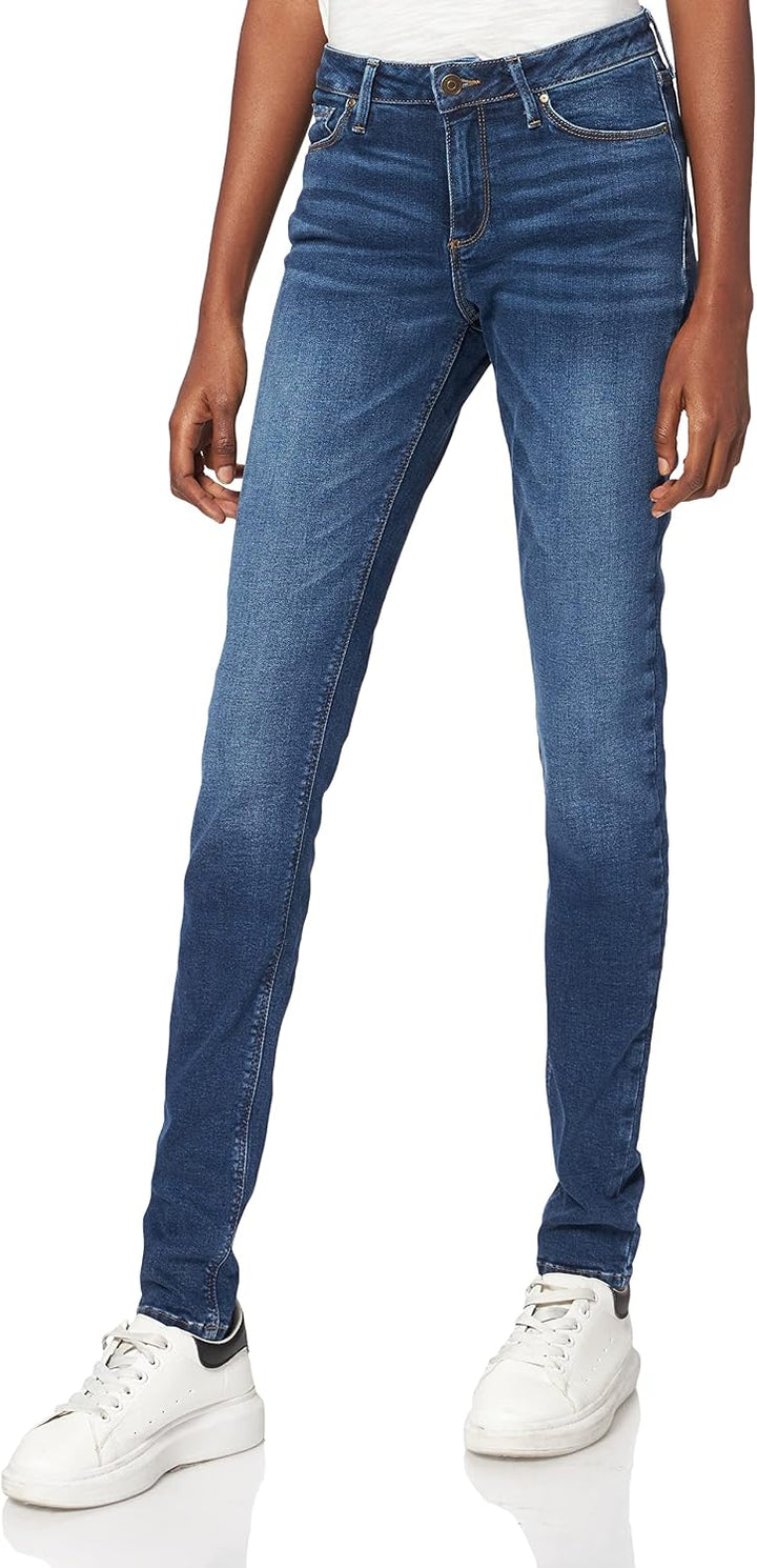 Cross Jeans Damen Alan Skinny Jeans 25W / 32L Ocean Blue, 25W / 32L Ocean Blue