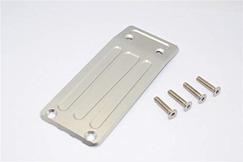 GPM für TRAXXS 1/5 X-MAXX 8S Monster Truck Aluminium Front Skid Plate – 1 Set (Silber), Silber