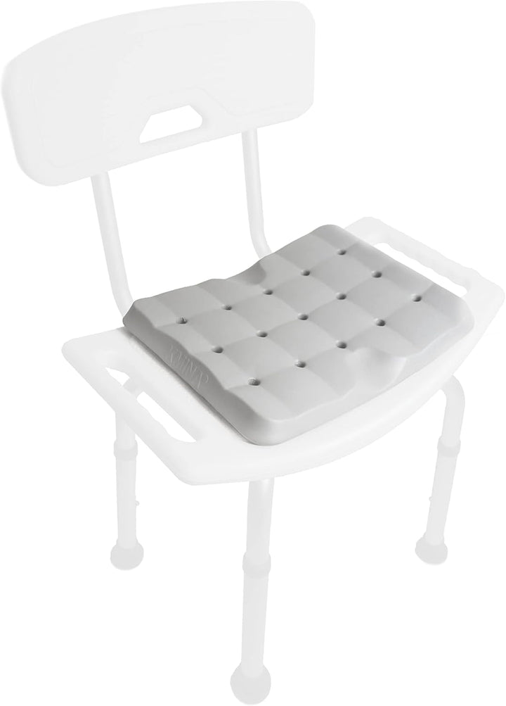 KMINA - Sitzkissen Dusche (35x27x3 cm, Hocker Nicht Enthalten), Duschhocker Kissen, 100% Wasserdicht