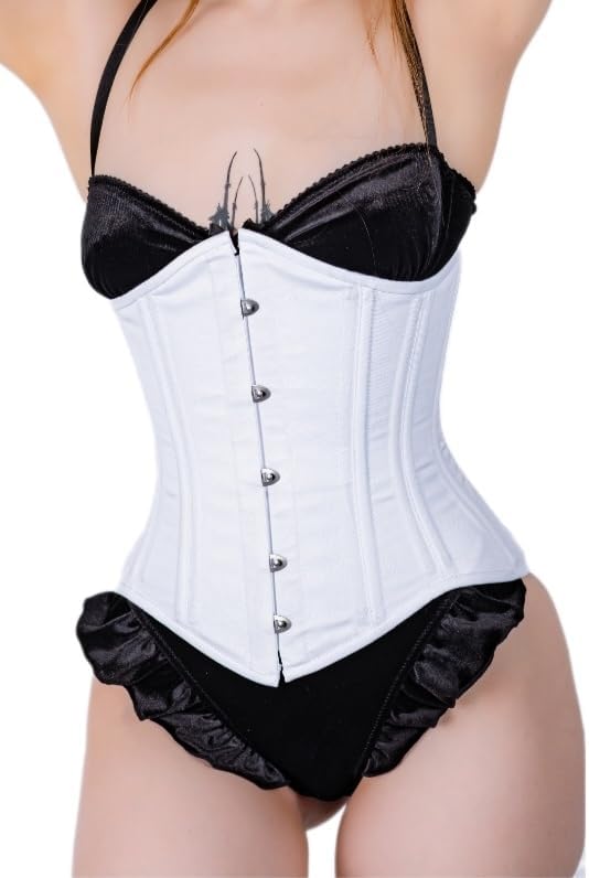Naveed Starkes strapazierfähiges Korsett aus Baumwolle, Unterbrust Korsett, Heavy Duty Cotton Corset