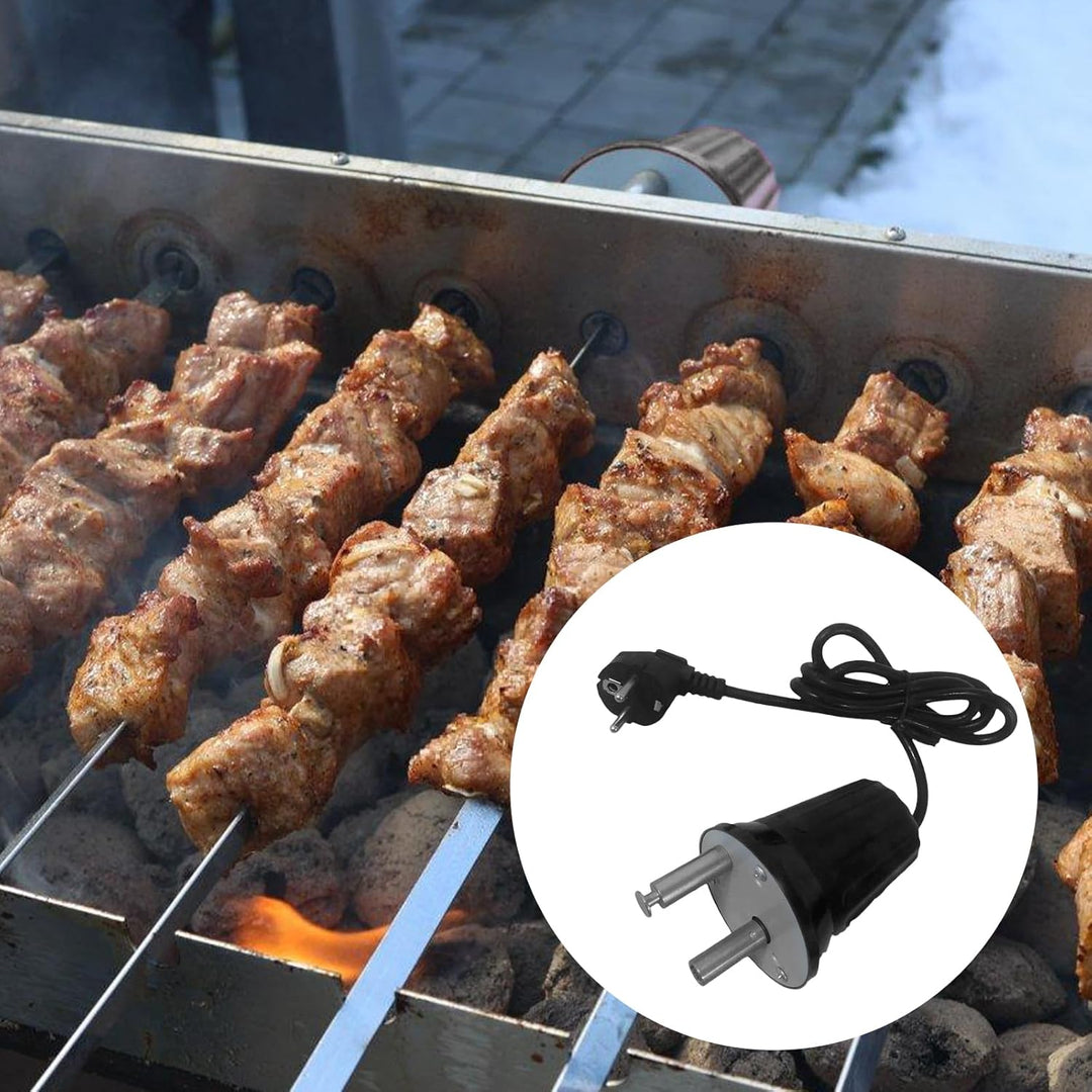 Grillmotor für Grillspiess, Grillmotor Elektromotor Grill Barbecue Rotator Motor 220-240V, Grillspie