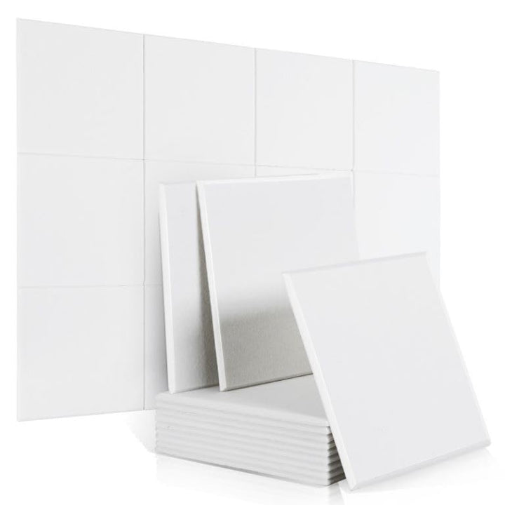 12 Stücke Akustikplatten,30 x 30 x 1 cm Hochdichte Akustik Panel Schallschutzpaneele für Tonstudio,