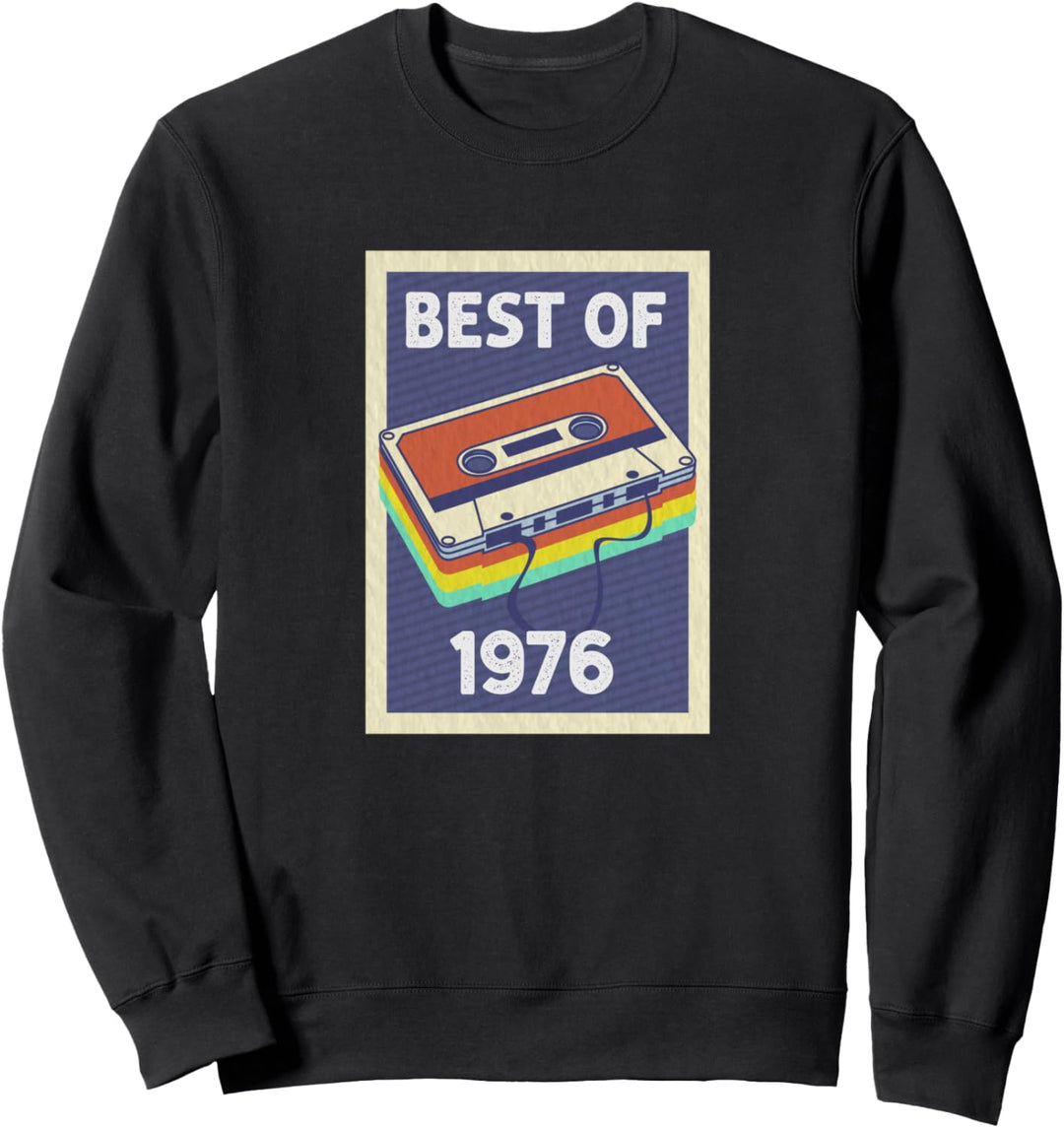44. Geburtstagsgeschenkidee - Best of 1976 - Retro Sweatshirt