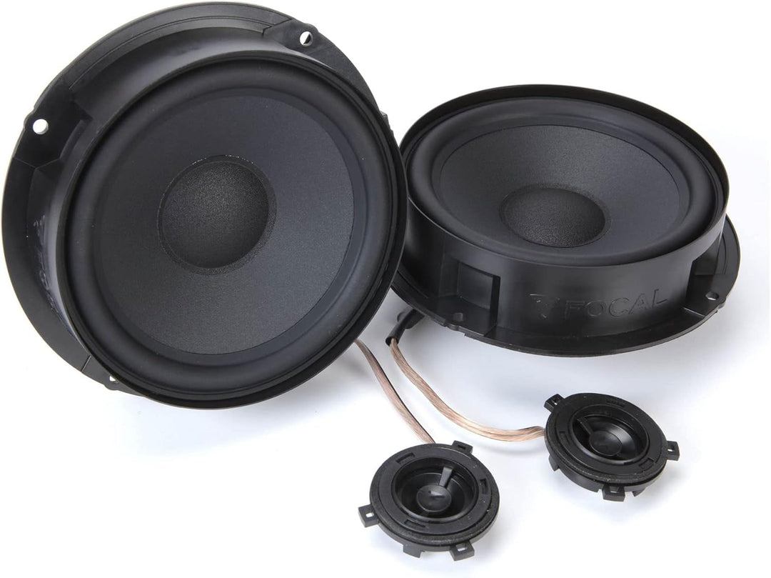 Focal ISVW155 Inside 2-Wege Compo 15.5 cm kompatibel mit Volkswagen VW, Seat, Skoda Fahrzeuge