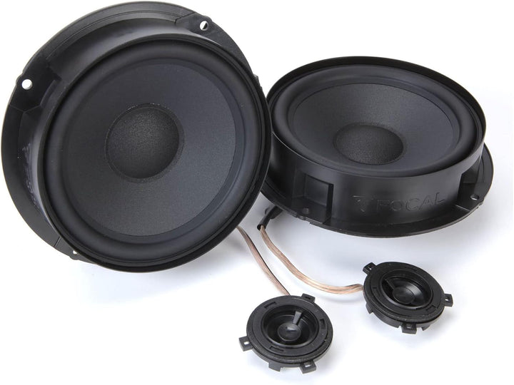 Focal ISVW155 Inside 2-Wege Compo 15.5 cm kompatibel mit Volkswagen VW, Seat, Skoda Fahrzeuge