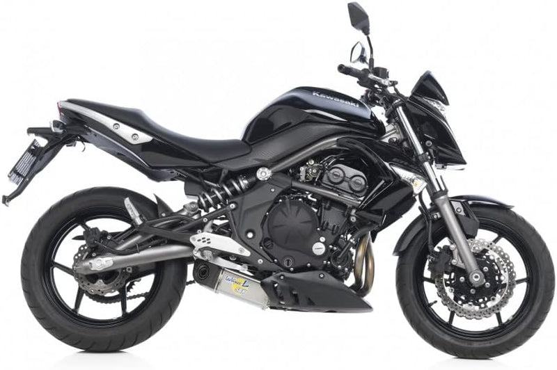 Endschalldämpfer LeoVince SLIP-ON SBK UNDERBODY, Edelstahl, Carbon Kappe, mit Zulassung für Kawasaki
