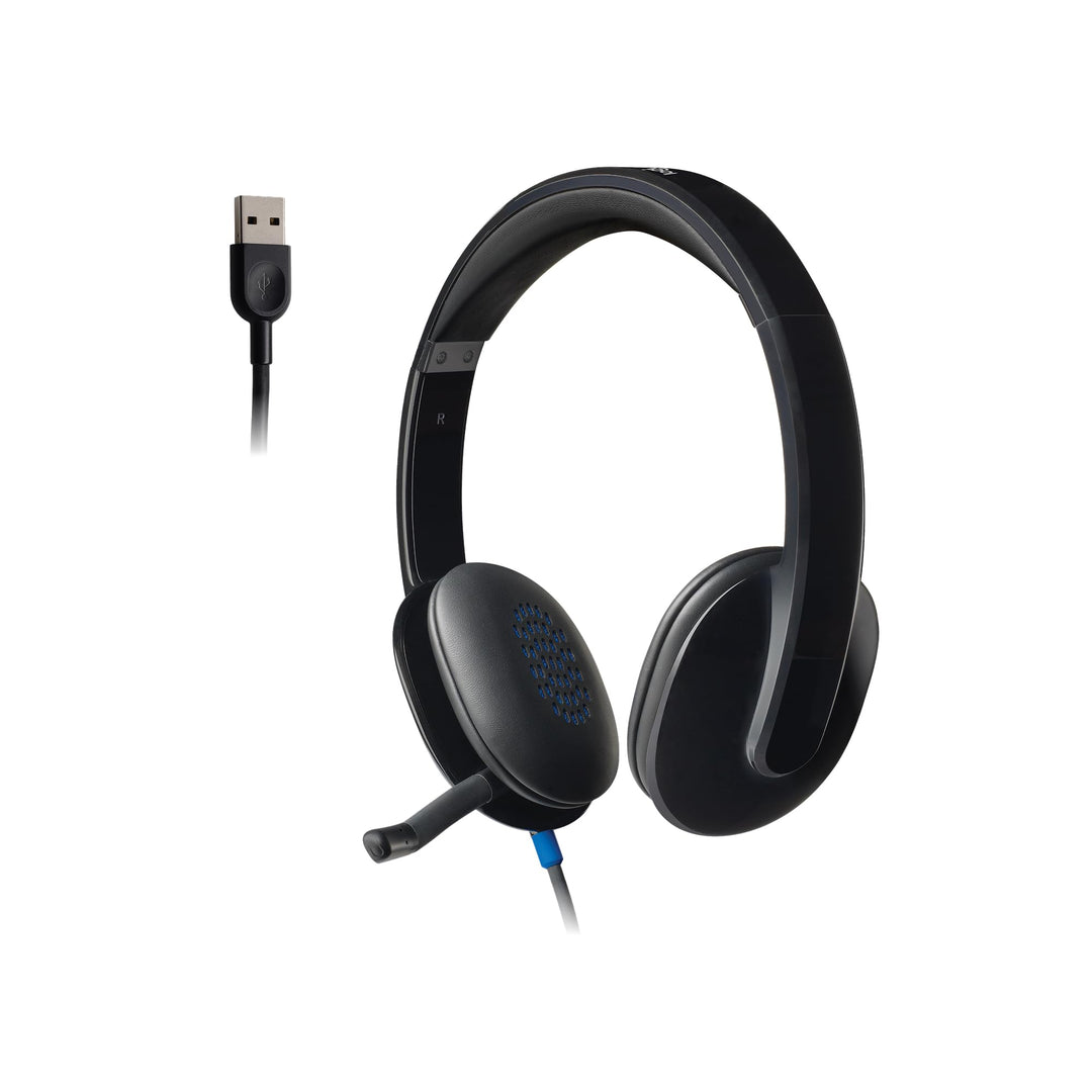 H540 Corded Headset, USB, Black, Sold as 1 Each