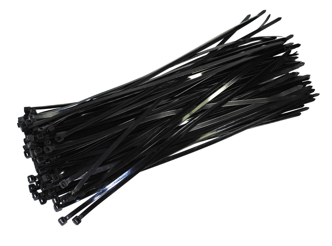 1000 Stück Profi Kabelbinder schwarz Industriequalität 250 mm x 4,8 mm 22,2 kg Zugkraft Nylon cable