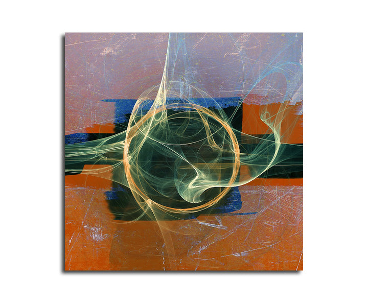 Paul Sinus Art Modernes Wandbild Abstrakt030_60x60cm Abstrakte Kunst Kunstdruck auf Leinwand Zeitlos