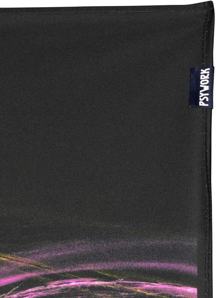 PSYWORK Schwarzlicht Stoffposter Neon | Psy Landscape | 1,0 x 1,4m | UV-aktiv | fluoreszierend | Wan