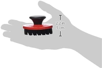 Le Creuset Reinigungsbürste für Grill- und Bratpfannen, Kunststoff, Kirschrot, 93010200060000 Single