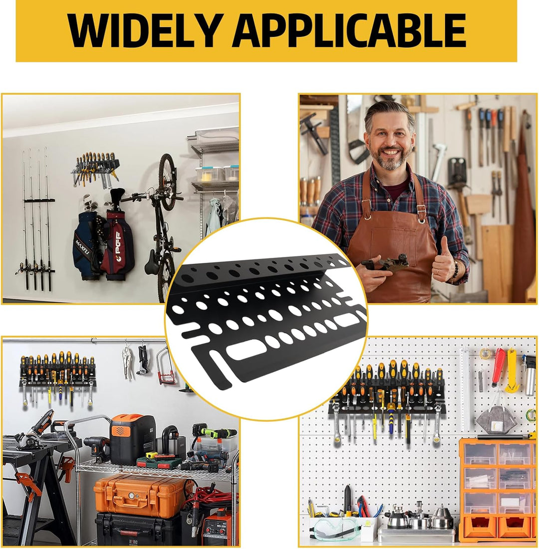 MINGBOLIN 2 Stück 40cm Werkzeug Wandhalterung Werkzeughalter Wand Werkzeug Organizer Wand Zangen Wan