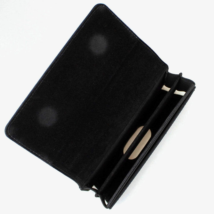 aubaddy Gürteltasche für Zwei Handys, Querformat, Nylon Double Decker Gürtelclip für iPhone 11 Pro M
