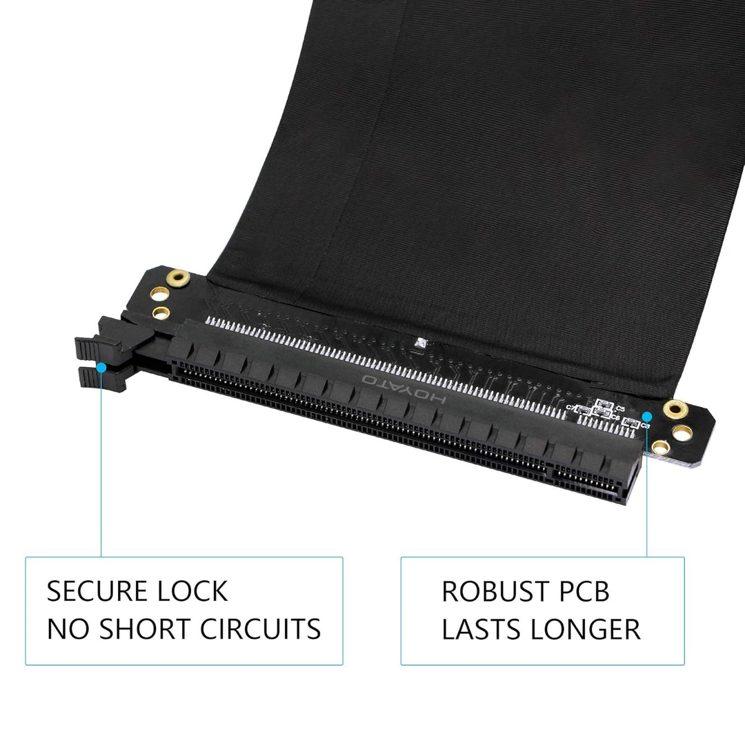 SinLoon PCI-E Express X16 Riser Extend Card PCIE 3.0 Cable Card Extension Port Adapter High Speed Ri