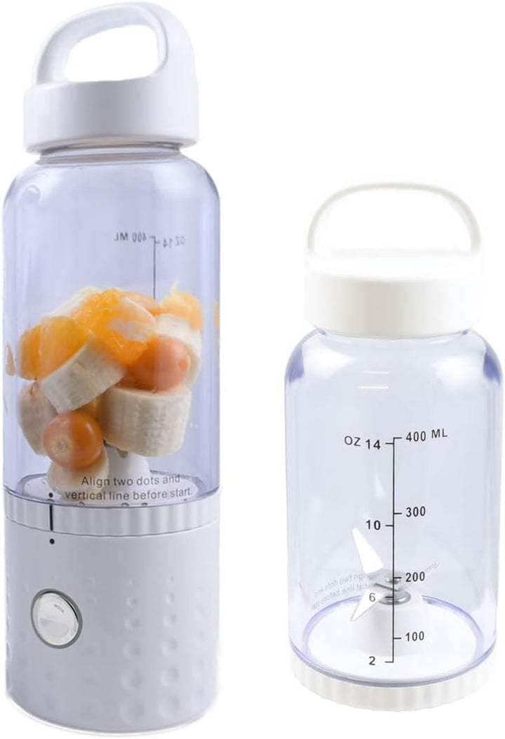 vitaliano tragbarer Smoothie Maker to go, 500ml, wechselbare Flasche, USB, spülmaschinenfest, leicht