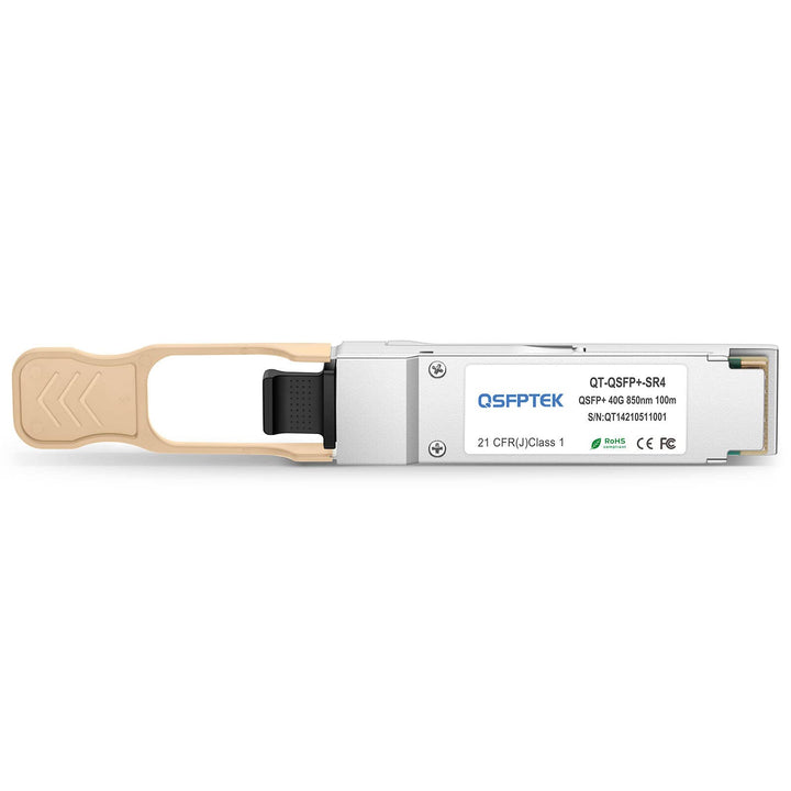 QSFPTEK 40G QSFP+ Module MTP/MPO Multi-Mode Transceiver 40GBASE-SR4 for Cisco QSFP-40G-SR4 (850nm, 1