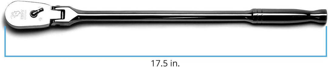 Capri Tools Ratsche True 72Z 5-Grad-Schwingbogen, CP12500FX, 1/2" Drive/Flex-Head Low Profile 1/2" D