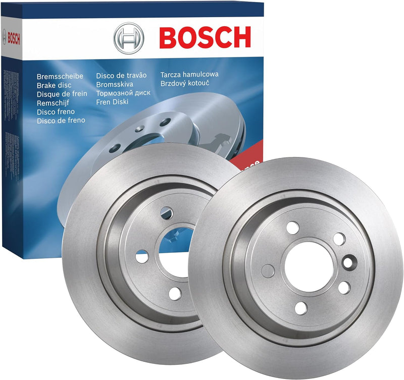 Bosch BD1132 Bremsscheiben - Hinterachse - ECE-R90 Zertifizierung - zwei Bremsscheiben pro Set