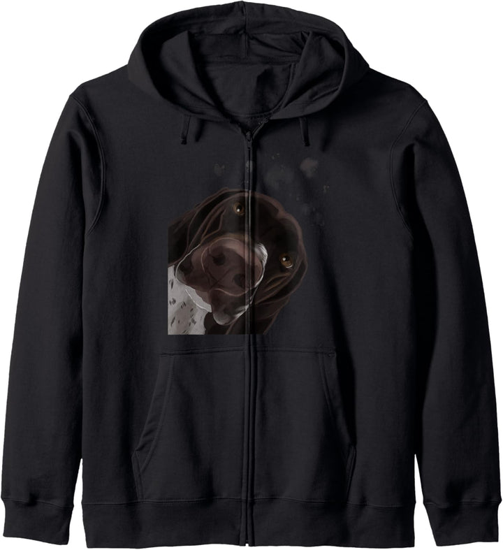 Hund Deutsch Kurzhaar Kapuzenjacke