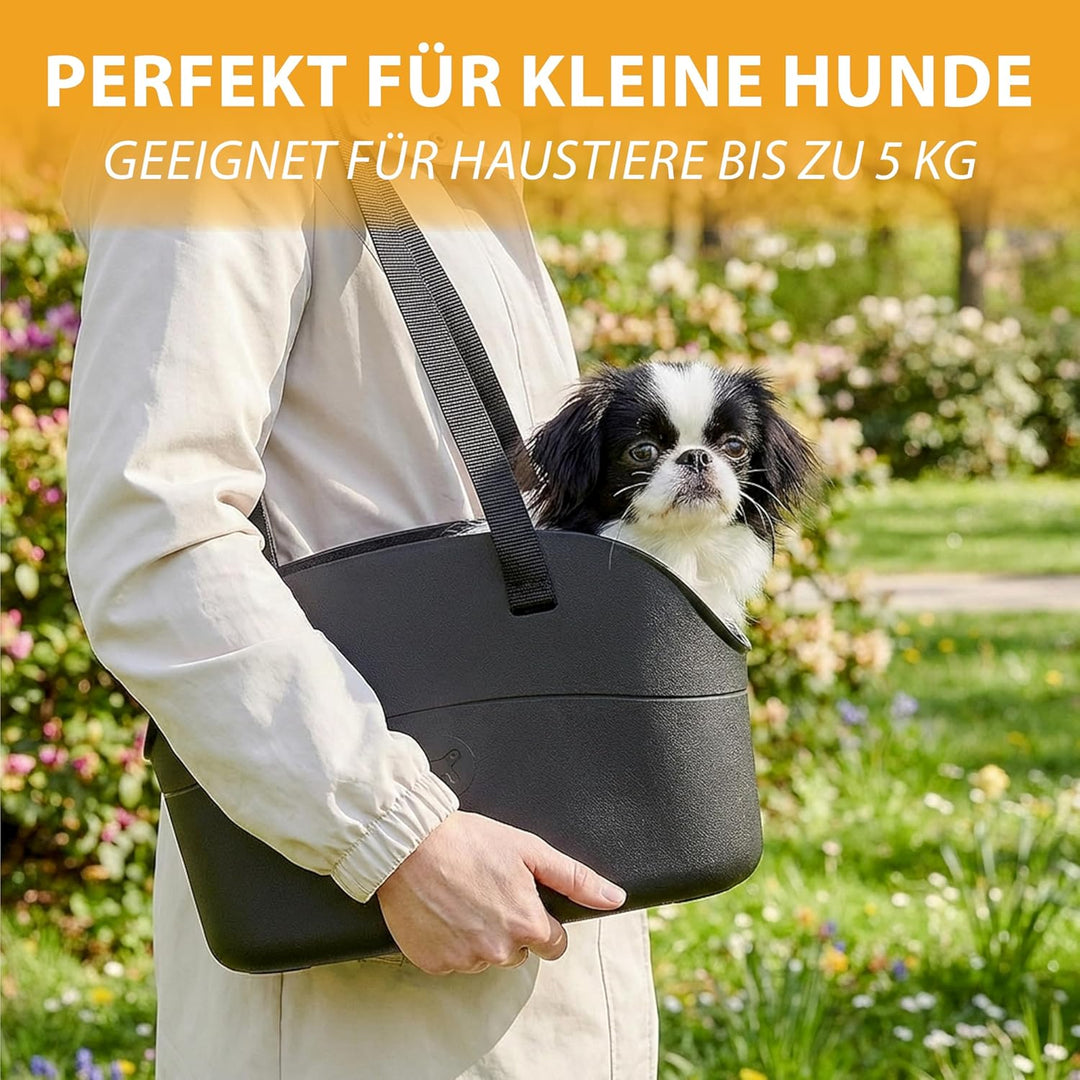 Ferplast Hundetragetasche für kleine Hunde und Katzen WITH-ME SMALL, Transporttasche für Haustiere,